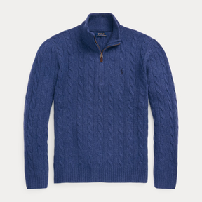 Woll-Kaschmir-Pullover mit Zopfmuster