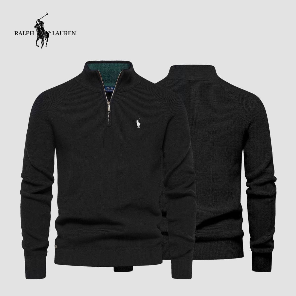 R&L - Herren Apex Zip-Neck Pullover (Ausverkauf)
