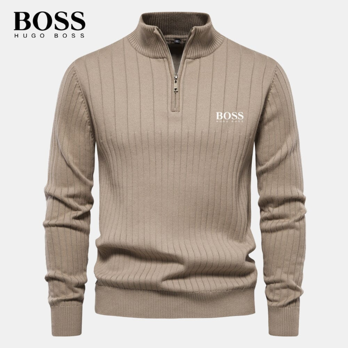 H&B - Herren Zip-Up Strickpullover (Ausverkauf)