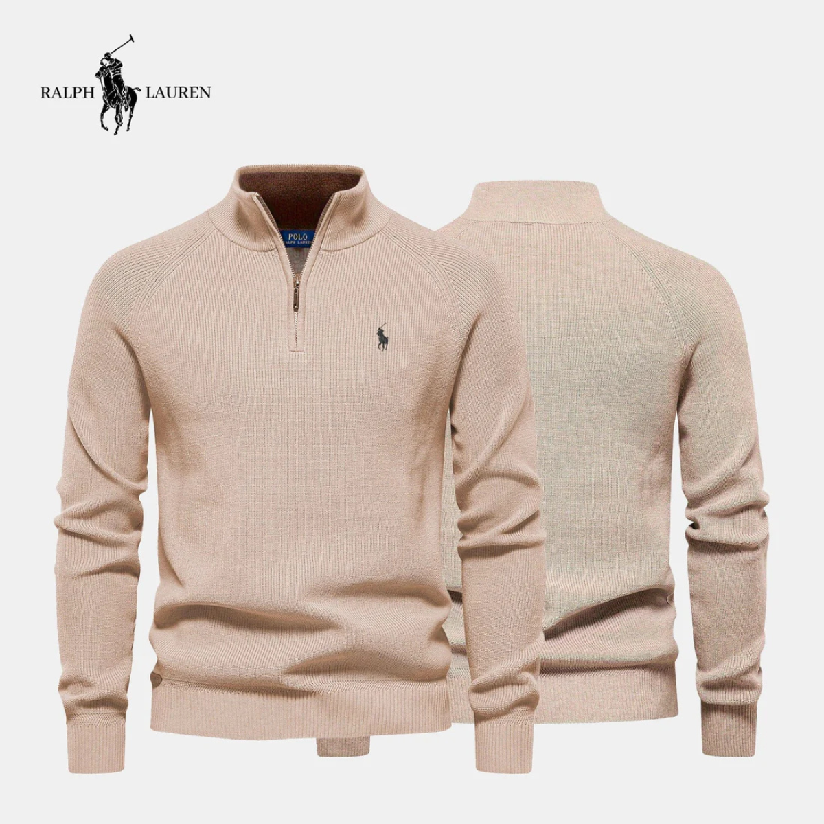 R&L - Herren Apex Zip-Neck Pullover (Ausverkauf)