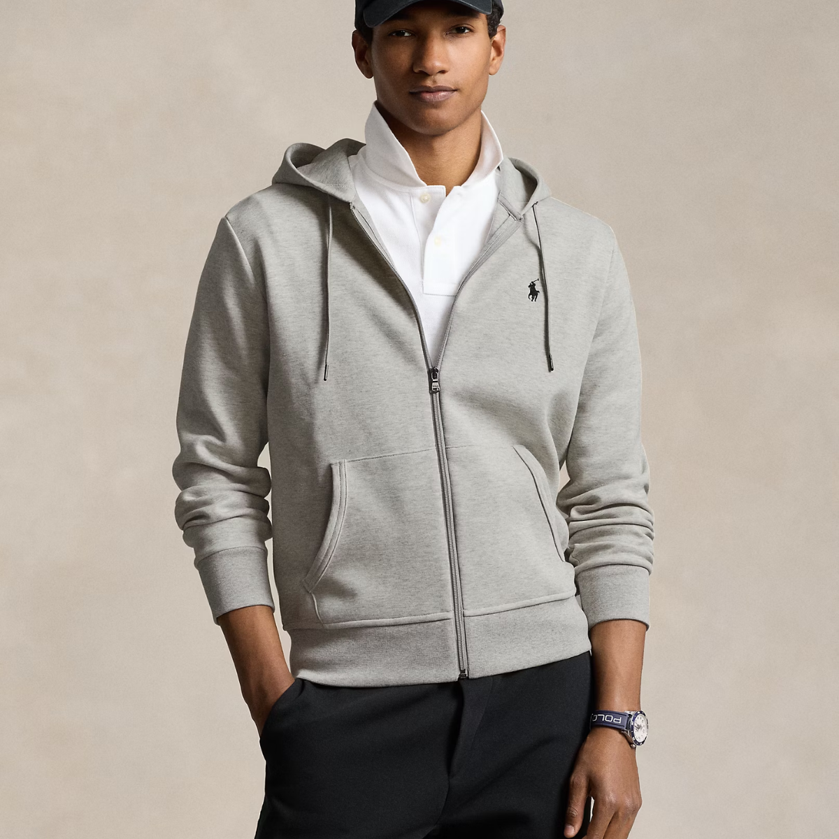 Doppellagige Kapuzenjacke