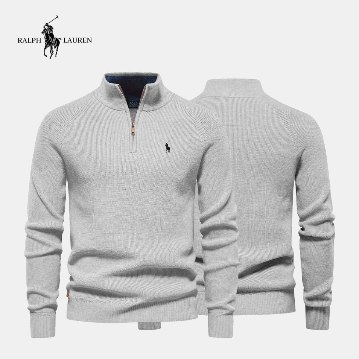 R&L - Herren Apex Zip-Neck Pullover (Ausverkauf)
