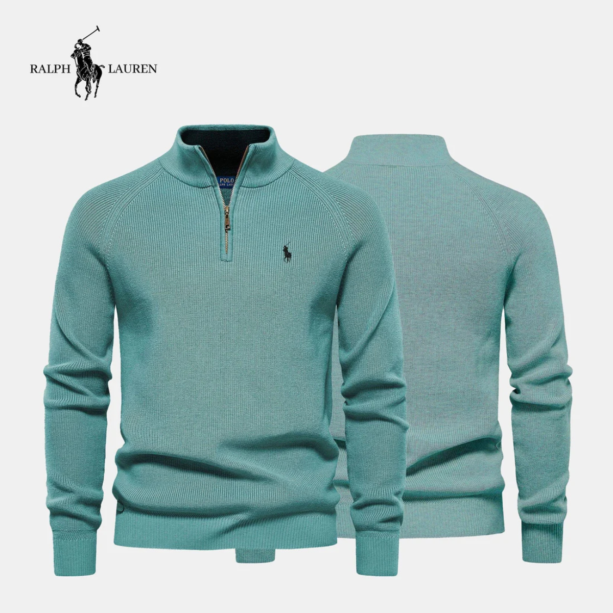R&L - Herren Apex Zip-Neck Pullover (Ausverkauf)